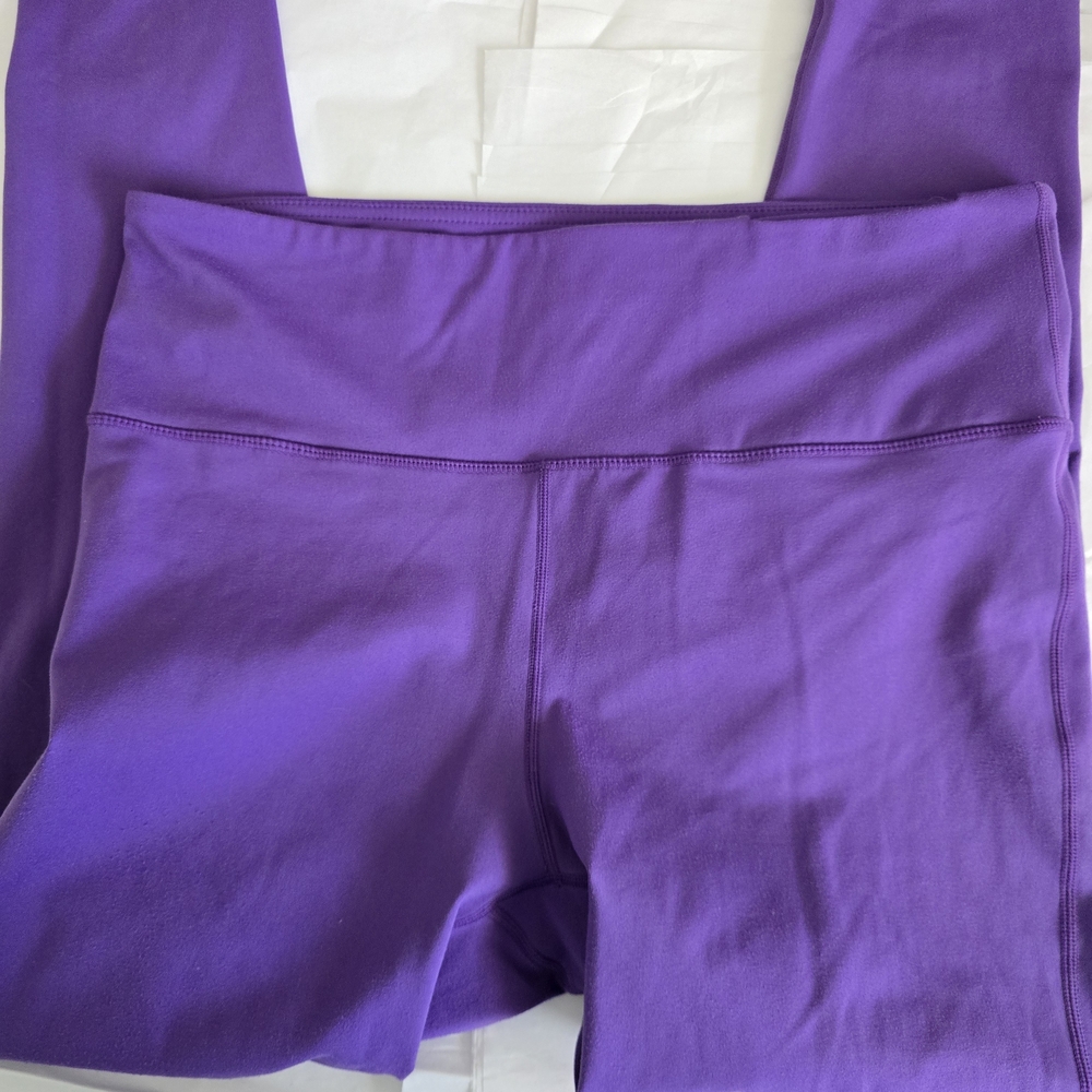 Mono B Bold Purple High-Waist Leggings